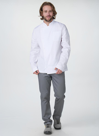 Брюки повара Гарво (тк.Смесовая,160), серый