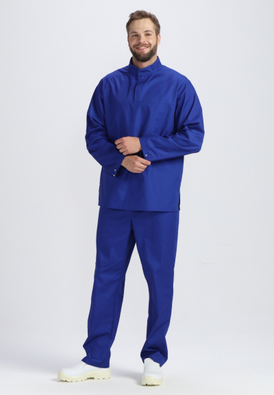 Костюм мужской Хаспфуд-Стандарт (тк.Смесовая,160), васильковый