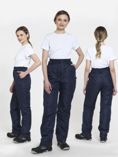 Брюки зимние женские Сакрин (тк.Таслан,135), т.синий