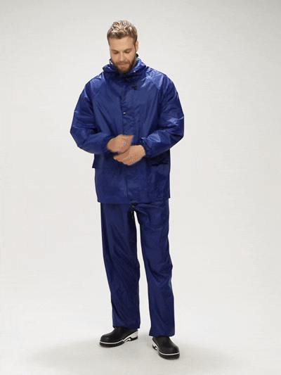 Костюм влагозащитный ProfLineLeader (ПВХ,240), т.синий
