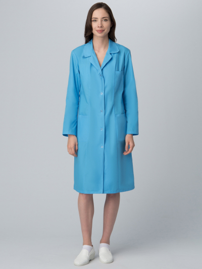 Халат женский Стандарт Н. (тк.ТиСи), голубой