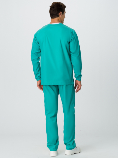 Костюм мужской Хаспфуд-База (тк.ТиСи,120), бирюзовый