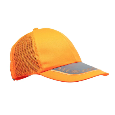 Каскетка защитная текстильная с СОП, цвет оранжевый