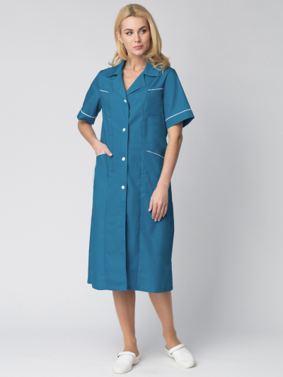 Халат женский Магнэль (тк.Смесовая,120), морская волна