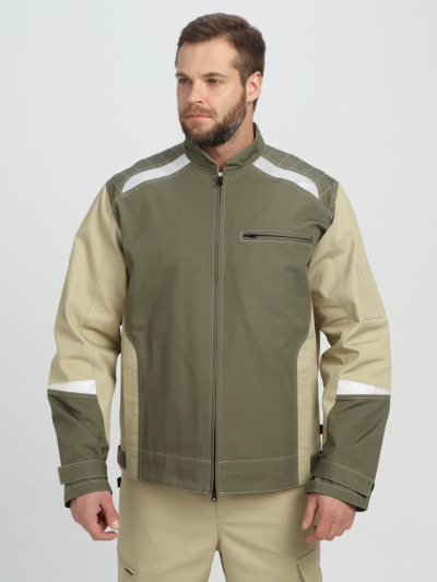 Куртка Ридоф (тк.Канвас,270), хаки/бежевый