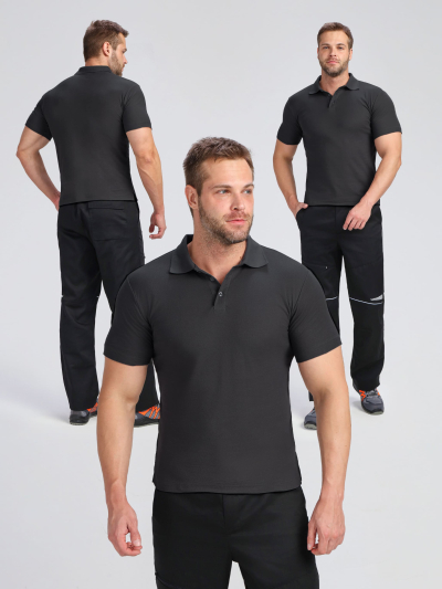 Рубашка поло ProfLineBase (тк.Пике,180), серый/2