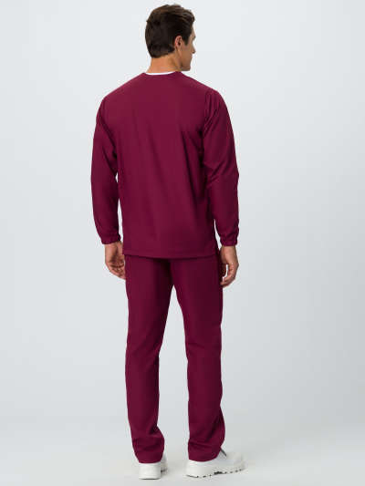 Костюм мужской Хаспфуд-База (тк.ТиСи,120), бордовый