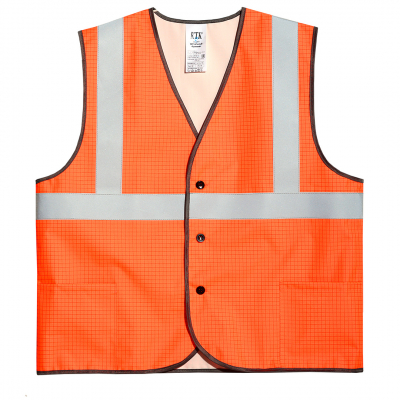 Жилет сигнальный огнестойкий Прометей СОП-3 (тк.Полиэфир,250) тип-2, оранжевый