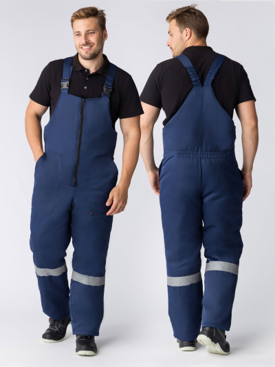 Полукомбинезон зимний Квайл (тк.Смесовая,210), т.синий