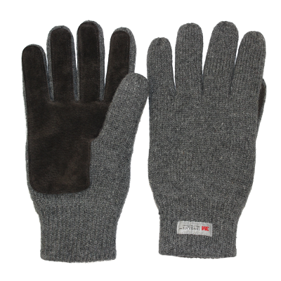 Перчатки утепленные ProfLineSpecialist (Полушерсть/спилок), серый