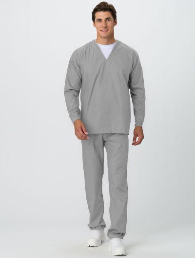 Костюм мужской Хаспфуд-База (тк.ТиСи,120), серый