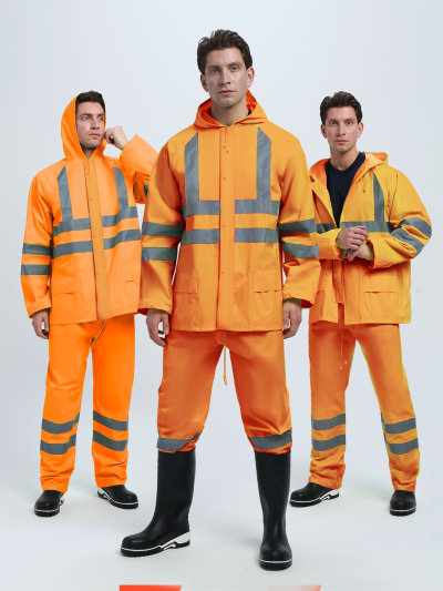 Костюм влагозащитный сигнальный ProfLineSpecialist СОП (ПВХ,210), оранжевый