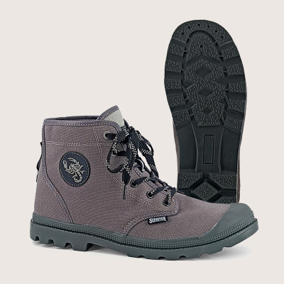 Кеды высокие Скорпион Комфорт ПУ-Р (арт.1650), серый