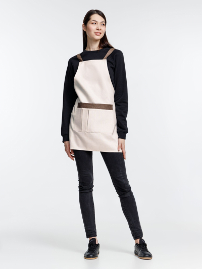 Фартук Сеттл Ин, светло-бежевый (молочный)