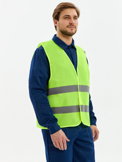 Жилет сигнальный ProfLineBase (тк.Полиэфир,60), желтый