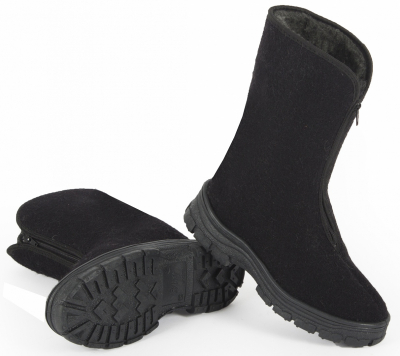 Сапоги женские Войлочные ПВХ (арт.8-42-4) черный