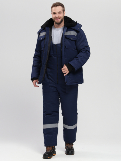 Костюм зимний Мерак-2 СОП (тк.Смесовая,210) п/к, т.синий