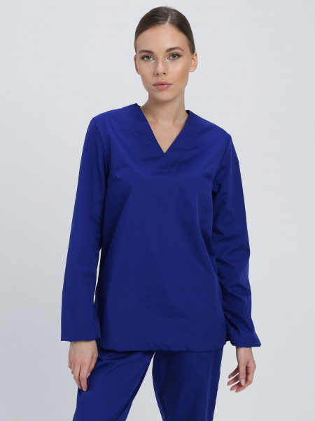 Костюм женский Хаспфуд-База (тк.ТиСи,120), васильковый