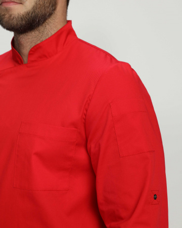 Китель повара Гастро (тк.Смесовая,160), красный