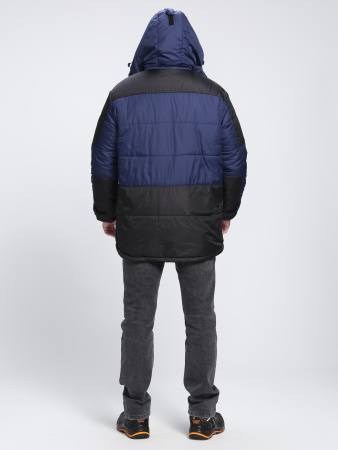 Куртка зимняя Европа (тк.Дюспо), т.синий/черный