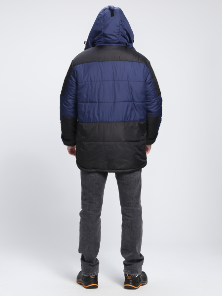 Куртка зимняя Европа (тк.Дюспо), т.синий/черный