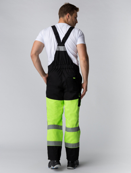 Костюм сигнальный (тк.Балтекс,210) п/к, лимонный/черный