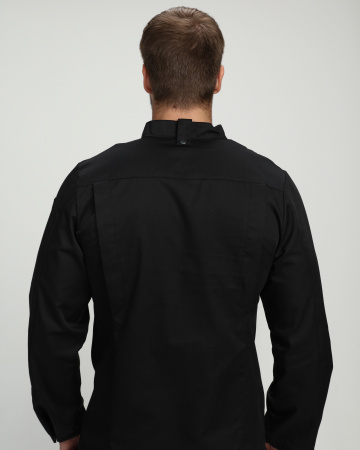 Китель повара Гарво (тк.Смесовая,160), черный