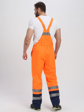 Костюм сигнальный Яркон-2 СОП (тк.Смесовая,210) п/к, оранжевый/т.синий