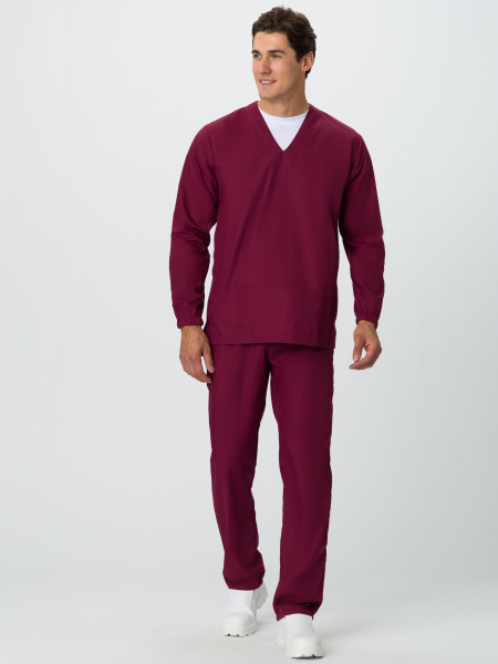 Костюм мужской Хаспфуд-База (тк.ТиСи,120), бордовый