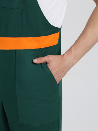 Костюм Итрорис-2 СОП (тк.Саржа,250) п/к, т.зеленый/оранжевый