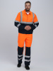 Костюм сигнальный Ярксион-2 СОП К. (тк.Смесовая,210) п/к, оранжевый/т.синий