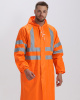 Плащ влагозащитный сигнальный ProfLineSpecialist СОП (ПВХ,210), оранжевый