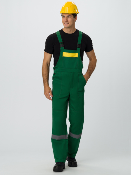 Костюм Лигор-2 СОП (тк.Смесовая,210) п/к, зеленый/желтый