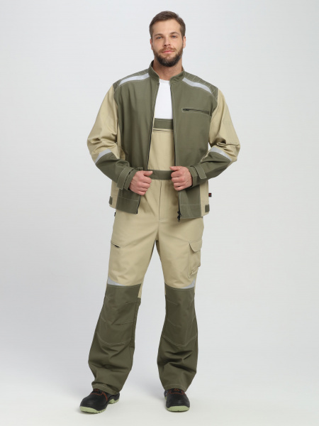 Куртка Ридоф (тк.Канвас,270), хаки/бежевый