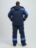Костюм зимний Бивек-2 СОП (тк.Смесовая,210) пк, т.синий/васильковый/лимонный