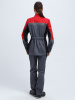 Костюм женский Вектрон-1 (тк.Смесовая,240) брюки, серый/красный/черный