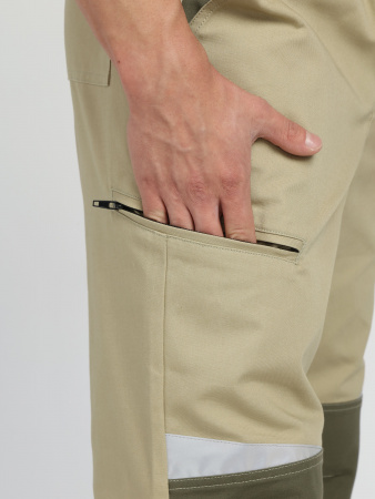 Полукомбинезон Ридоф (тк.Канвас,270), хаки/бежевый