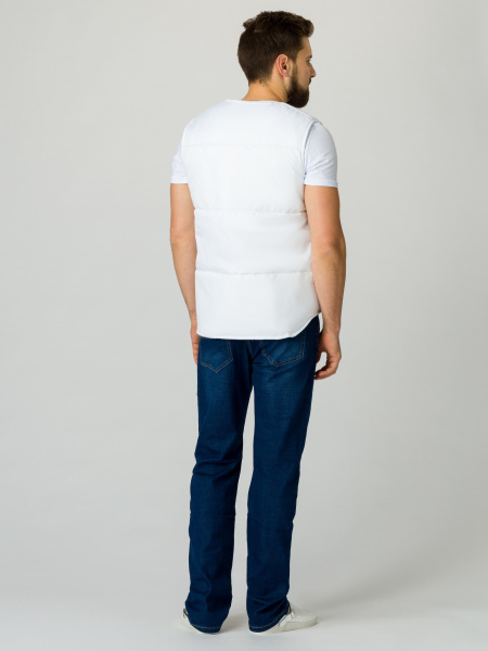 Жилет утепленный Комфорт (тк.Дюспо), белый