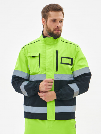 Костюм сигнальный ProfLineSpecialist-1 (тк.Смесовая МВО,240) брюки, желтый/черный