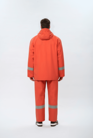 Костюм влагозащитный для рыбаков ProfLineSpecialist СОП (ПВХ,550), оранжевый