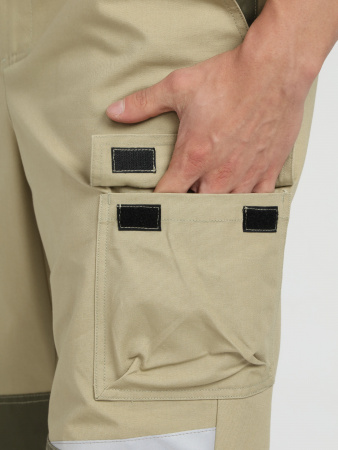 Полукомбинезон Ридоф (тк.Канвас,270), хаки/бежевый