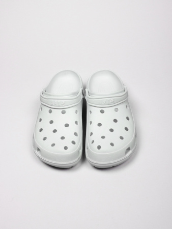 Сабо с ремешком и перфорацией мужские ЭВА, белый