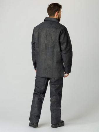 Костюм сварщика цельноспилковый 2 кл.защиты(Спилок 0,9-1,2), черный