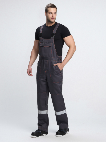 Костюм Сфера-2 СОП CH (тк.Смесовая,210) п/к, т.серый/красный