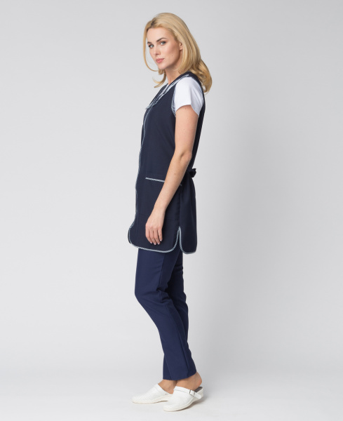 Фартук-сарафан Света-01 (тк.Габардин,160), т.синий