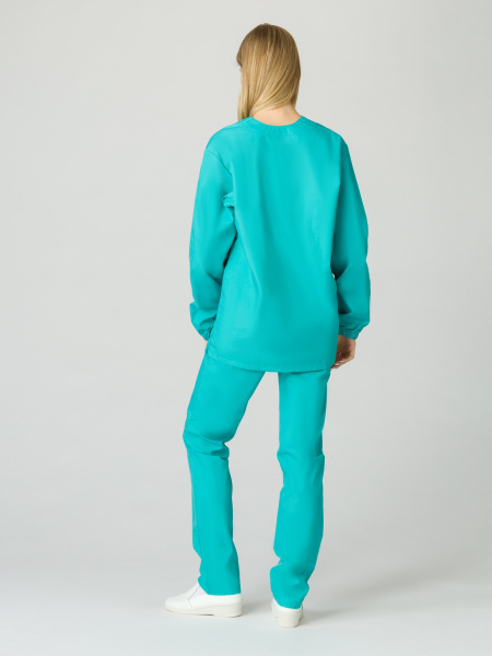 Костюм женский Хаспфуд-База (тк.ТиСи,120), бирюзовый