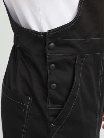 Костюм Вивантек-2 СОП (тк.Смесовая МВО,240) п/к, черный/оранжевый