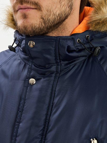 Куртка зимняя Аляска (тк.Оксфорд), т.синий