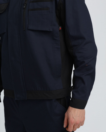 Куртка Айкор (тк.Смесовая,260), т.синий/черный