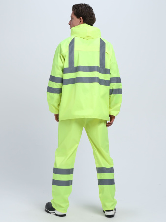 Костюм влагозащитный сигнальный ProfLineSpecialist СОП (ПВХ,210), желтый